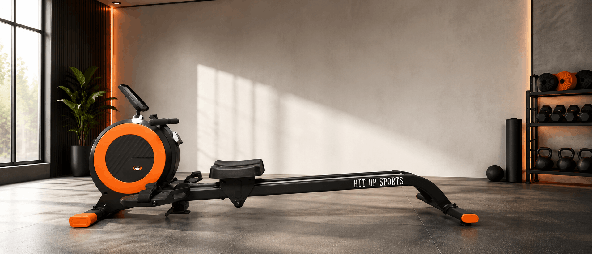 Rameur Réglable HIT-UP H300M Rowing machine - Noir